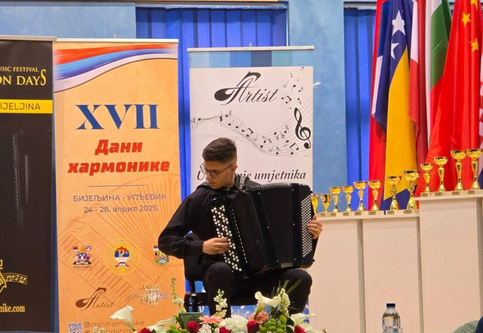 Mladi harmonikaš iz Zete zablistao na festivalu u Bijeljini