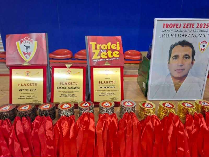 Međunarodni karate turnir “Trofej Zete 2025 – Memorijal Đuro Dabanović’’