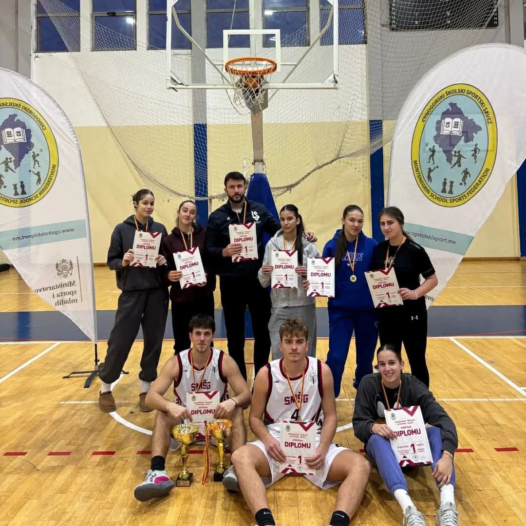 Šampioni iz SMŠ Golubovci: Košarkašice i basketaši osvojili državno zlato!